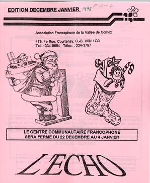   L'ÉCHO, 1995   , page 1