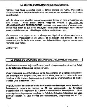   L'ÉCHO, 1994   , page 3
