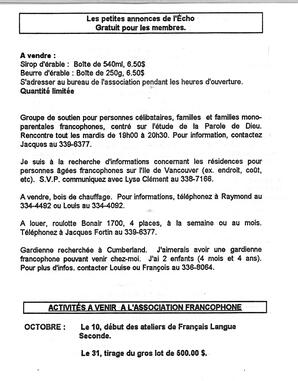   L'ÉCHO, 1994   , page 11