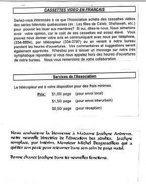   L'ÉCHO, 1994   , page 10