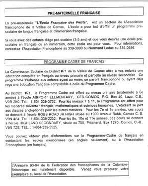   L'ÉCHO, 1994   , page 6