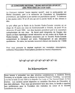   L'ÉCHO, 1994   , page 4