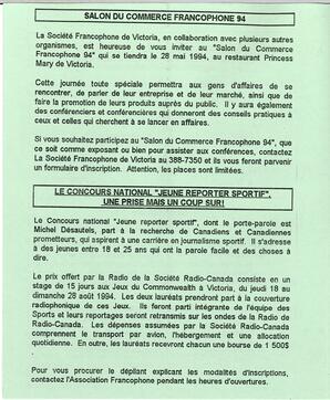   L'ÉCHO, 1994   , page 6