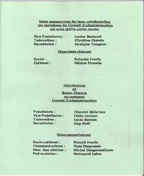   L'ÉCHO, 1994   , page 5