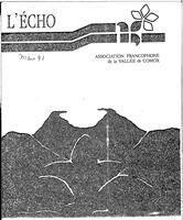 L'ÉCHO, 1991