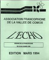 L'ÉCHO, 1994