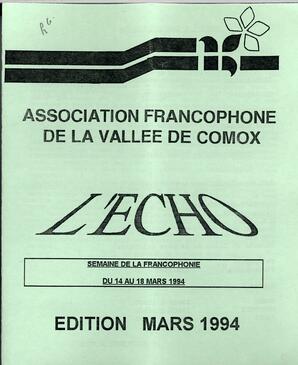   L'ÉCHO, 1994   , page 1