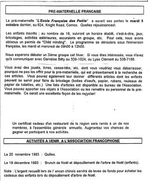   L'ÉCHO, 1993   , page 5
