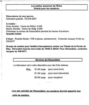   L'ÉCHO, 1993   , page 10