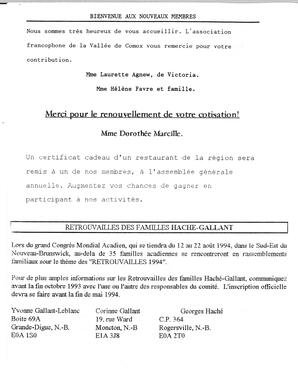   L'ÉCHO, 1993   , page 6