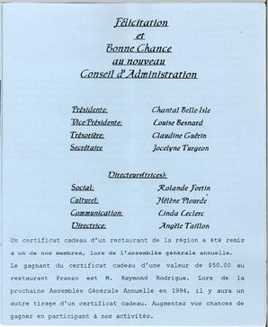   L'ÉCHO, 1993   , page 5