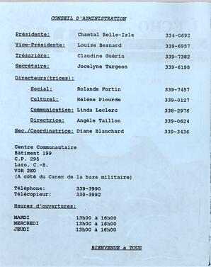   L'ÉCHO, 1993   , page 2
