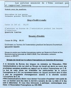   L'ÉCHO, 1993   , page 10