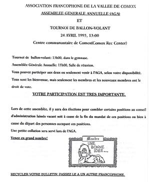   L'ÉCHO, 1993   , page 4