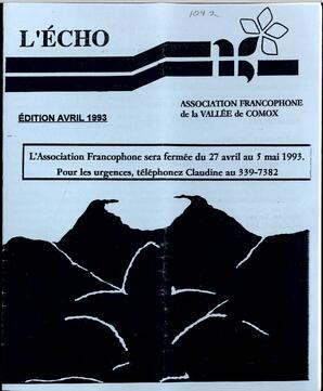  L'ÉCHO, 1993   , page 1