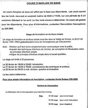  L'ÉCHO, 1993   , page 9
