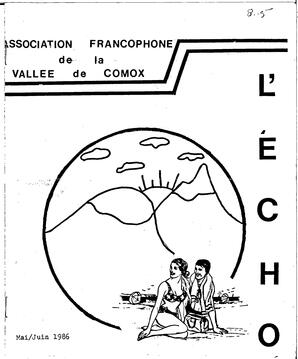   L'ÉCHO, 1986   , page 1