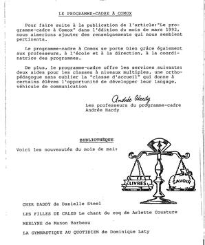   L'ÉCHO, 1992   , page 7