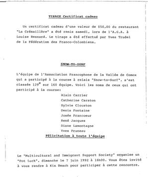   L'ÉCHO, 1992   , page 6
