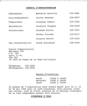   L'ÉCHO, 1992   , page 2