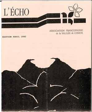   L'ÉCHO, 1992   , page 1