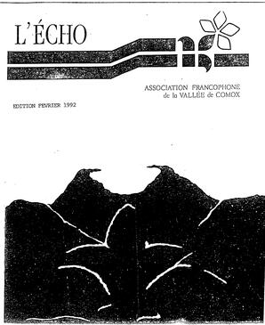   L'ÉCHO, 1992   , page 1