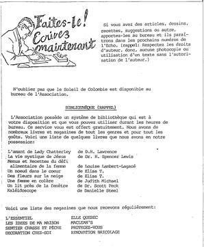   L'ÉCHO, 1992   , page 9