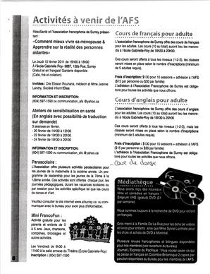   L'ÉCHO DE SURREY, 2011   , page 3