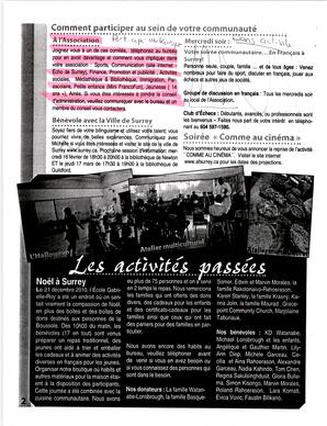   L'ÉCHO DE SURREY, 2011   , page 2