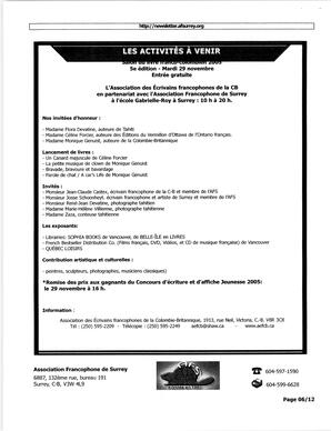   L'ÉCHO DE SURREY, 2005   , page 6