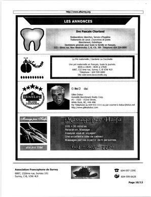   L'ÉCHO DE SURREY, 2005   , page 10