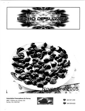   L'ÉCHO DE SURREY, 2005   , page 1