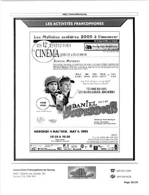   L'ÉCHO DE SURREY, 2005   , page 26