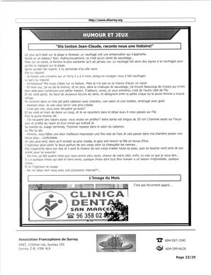   L'ÉCHO DE SURREY, 2005   , page 23