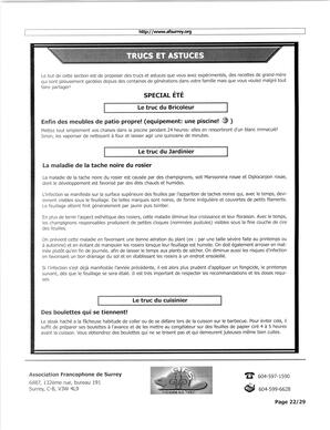  L'ÉCHO DE SURREY, 2005   , page 22