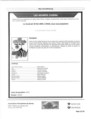   L'ÉCHO DE SURREY, 2005   , page 12