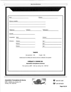  L'ÉCHO DE SURREY, 2005   , page 15