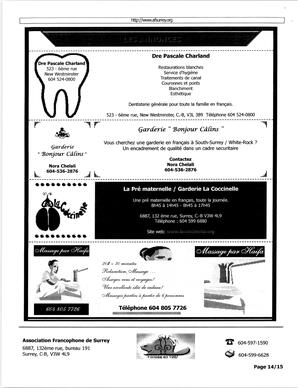   L'ÉCHO DE SURREY, 2005   , page 14