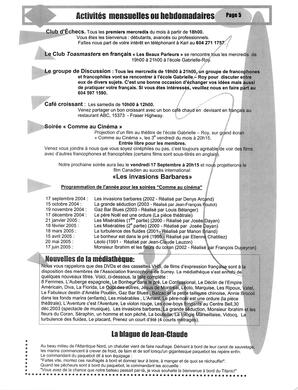   L'ÉCHO DE SURREY, 2004   , page 5