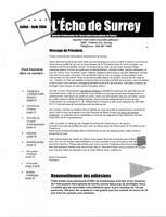 L'ÉCHO DE SURREY, 2004
