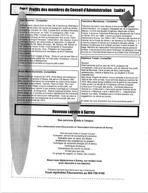   L'ÉCHO DE SURREY, 2004   , page 4