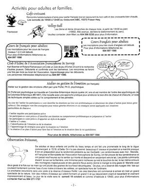   L'ÉCHO DE SURREY, 2003   , page 2
