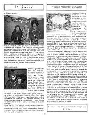   L'ÉCHO DE SURREY, 2002   , page 3