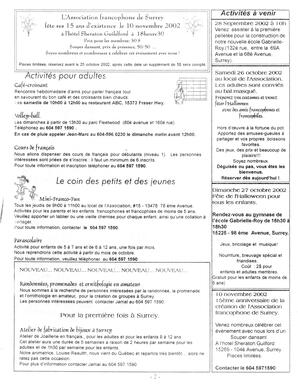   L'ÉCHO DE SURREY, 2002   , page 2