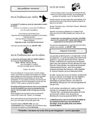   L'ÉCHO DE SURREY, 2001   , page 3