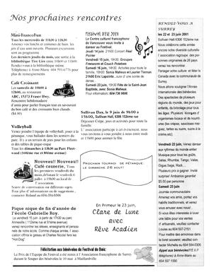   L'ÉCHO DE SURREY, 2001   , page 2