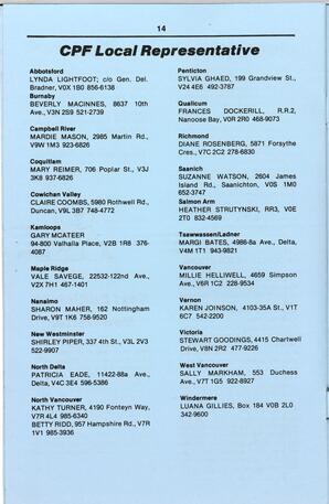   CPF NEWS, 1981   , page 14