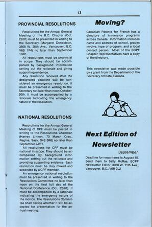   CPF NEWS, 1981   , page 13