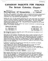 Canadian Parents for French - British Columbia Chapter