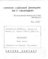 LETTRE CONTACT, 1987